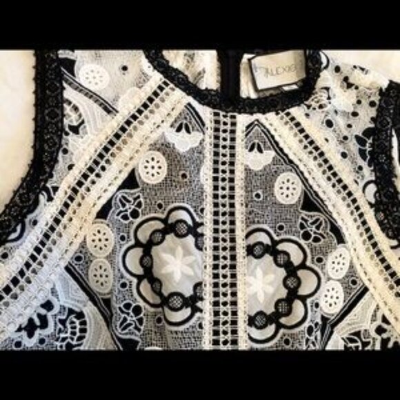 Alexis Black and White Jumpsuit - Picture 12 of 12